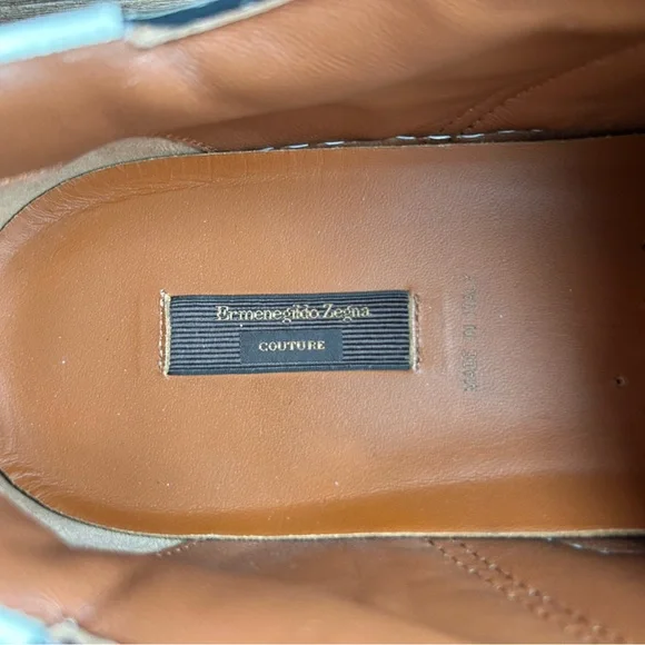 Ermenegildo Zegna Tiziano Leather Low Top White Sneakers | 11 - Picture 5 of 16